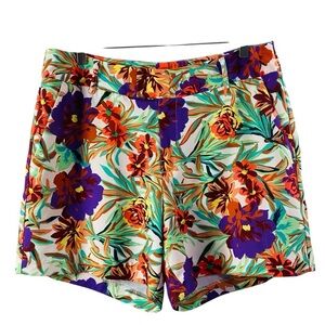 Gibson Latimer Floral High Rise Shorts Size 12